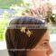 Fashion Gold Tone Bee Hairpin Side Clip Hair Accessories Hair Clip Hairpin For Women