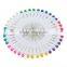 480pcs/Set Multi Colour Round-Head Fau Pearl Decorating Pin Dressmaking Sewing Pin Craft Tool