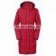 Winter Parka Long Down Parka Jacket For Woman With A Slimmer Upper Body