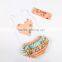 Wholesale baby clothing set , gold baby cotton outift, new style clothes in stock