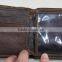 Fashion new real leather patches work man latest notecase