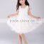 Pakistan Princess Rose Flower Girls Party Dress White Lace Net Frock Designs for Kids Baby Girl Fairy Dresses