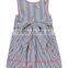 Wholesale Summer Kids Clothes Baby Girls Striped Print Sleeveless Dress Children Girls Dress