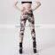 Summer new design womens fitness leggings women camouflage high waist skiny stretch sports pants