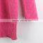 High Quality plain knit Deep V Neck 100% Cashmere Women Sweater