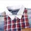2016 New arrival England style Splicing men denim casual shirt
