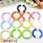 BPA Free Silicone Open Circle Baby Toy Round Plastic Teething Ring For Baby