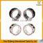 Stainless Steel Multi-Colored Single Row Gem Screwd Flesh Tunnel Ear Tunnels