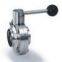stainless steel Sanitary 3A Welded Butterfly Valve(304/316L)