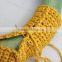 hand kitted crochet summer sun wreath DIY sets