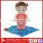 2017 Hot Selling High Quality 10''*10'' Baby Blanket 11'' Stuffed Baby Toys