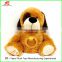 Plush Stuffed Animal Dog Perfect Bedtime Sleep Toy With LED-Lit Glitter Ball