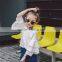Wholesale icing ruffle shirt latest design girls boutique ruffles raglan top