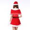 Wholesale cheap full cosplay christmas santa claus costume