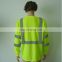 Birdeye material yellow safety reflective T-shirt with long sleeve