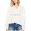 Summer White Cotton Women Fashion Clothing Top