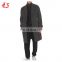 Top Selling Fashion Oversized Grey Long Trench Woolen Overcoats for men High Quality 2017