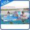 New Design Gorilla Giant Inflatable Water Park Pool with Three Stable Rampart Swiming slides for Sale