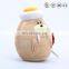 Egg shaped plush cartoon toy