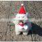 pet adjustable holiday accessory christmas santa hat + scarf for small dog cats