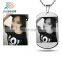 Bulk cheap personalized custom made sex girl metal dog tags for wholesales