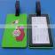 flag national day map green Qatar soft pvc luggage bag with leather belt/pvc belt