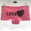 Yun Meng Ni Sexy Underwear Love Heart Printed Women's Boyshorts Cotton Women Boxer Lingerie