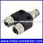 M12 3 4 5 8 12 pin male to female y splitter cable connector underwater function for sensor