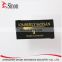 China Alibaba New Labels black gold woven knit garment name tags