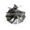 K16 6+6 blades 45.81/62.00mm turbo milling/aluminum 2618/billet compressor wheel for N55 1853-970-0003/7
