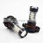 2x 80W H16 5202 CR EE LED 3200LM 6000K Super White Bright Fog DRL Lights Bulbs