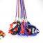 pet chest harness Fine pattern round rope leash dog walking leash A11