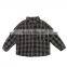 6356 Fashion kids clothes baby girl  long sleeved cotton casual plaid shirt