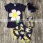 Boutique Sunflower Clothes Sets Summer Wholesale Children Clothing In USA