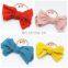 20colors free choose Newborn Baby Girls Handtie Soild Messy Bows Nylon Headbands One Size Fit Most Girl's Knot Hairbands