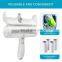 One Hand Operate Plastic Dog Cat Hair Removal Lint Brush Pet Fur Remover Roller