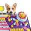 Manufacturer Wholesale Durable Washable Smell Training Blanket Pet Feeding Dog Snuffle Mat