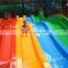 Children outdoor playground stainless steel slide design and equipment  for water park