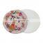 Cushion Cover Removable And Washable Simulated Linen Material Sponge Filling  Animal Pattern Round Floor Cushion