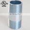 Rigid conduit nipples galvanized close nipples of steel pipe fittings for extend the length with ANSI standard UL6 listed
