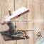 Accept OEM rustic hinging wooden bird feeder