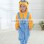 pin up baby zippers pajamas hooded cartoon rompers baby girl boy for retail&wholesale                        
                                                Quality Choice