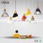 LED wrought iron chandelier modern minimalist for restaurant & coffee shop