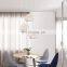 Creative three-head chandelier simple white restaurant chandelier