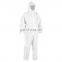 Disposable PP PE Non Woven  Non-sterile Ppe Personal Safety coverall Single Use isolation Hazmat Suit Coveralls
