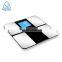 NEWZEAL Rectangle Healthy Body Fat Weight Scale Bathroom Scale