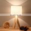High Quality New Table Lamp Decorative New Design Tripod Wood Table Lamp