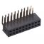 Denentech Hardware 1.27mm Pitch Connector Type H4.3mm Right Angle DIP Female Header for PCB