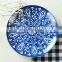 Jingdezhen ceramic tableware set household blue and white blue color western steak plate