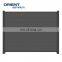 CE certificate Europe style aluminum horizontal slat fence with and without Gap design